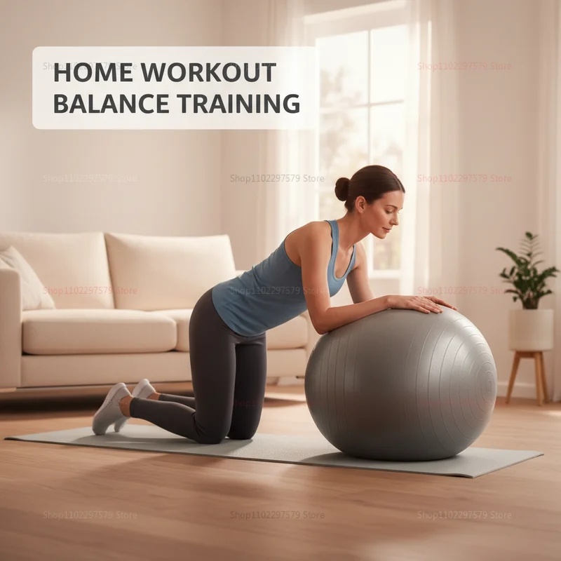 Anti-Burst Yoga Ball with Pump - огляд і ціна Pilates Yoga Shoes