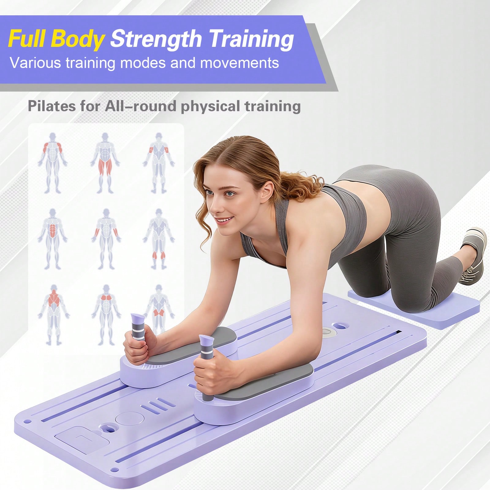 Pilates Reformer With Bar, Pil - огляд і ціна Pilates & Yoga Reversible Mockneck Sweatshirt