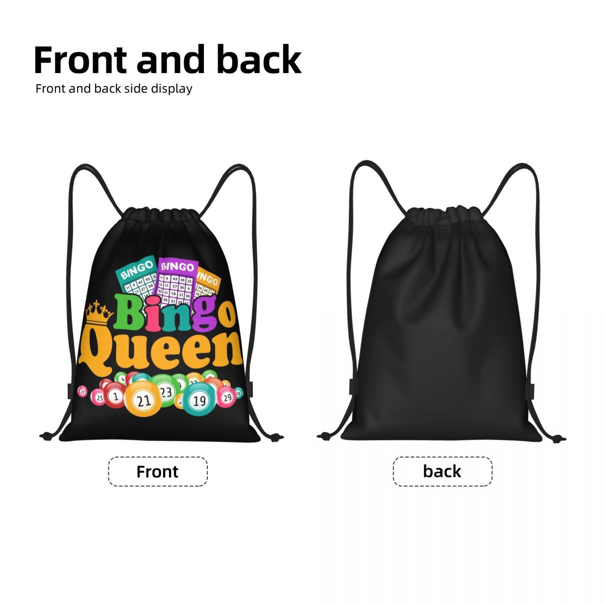 Custom Bingo Queen Game Lover  - огляд і ціна Pilates Yoga Bag