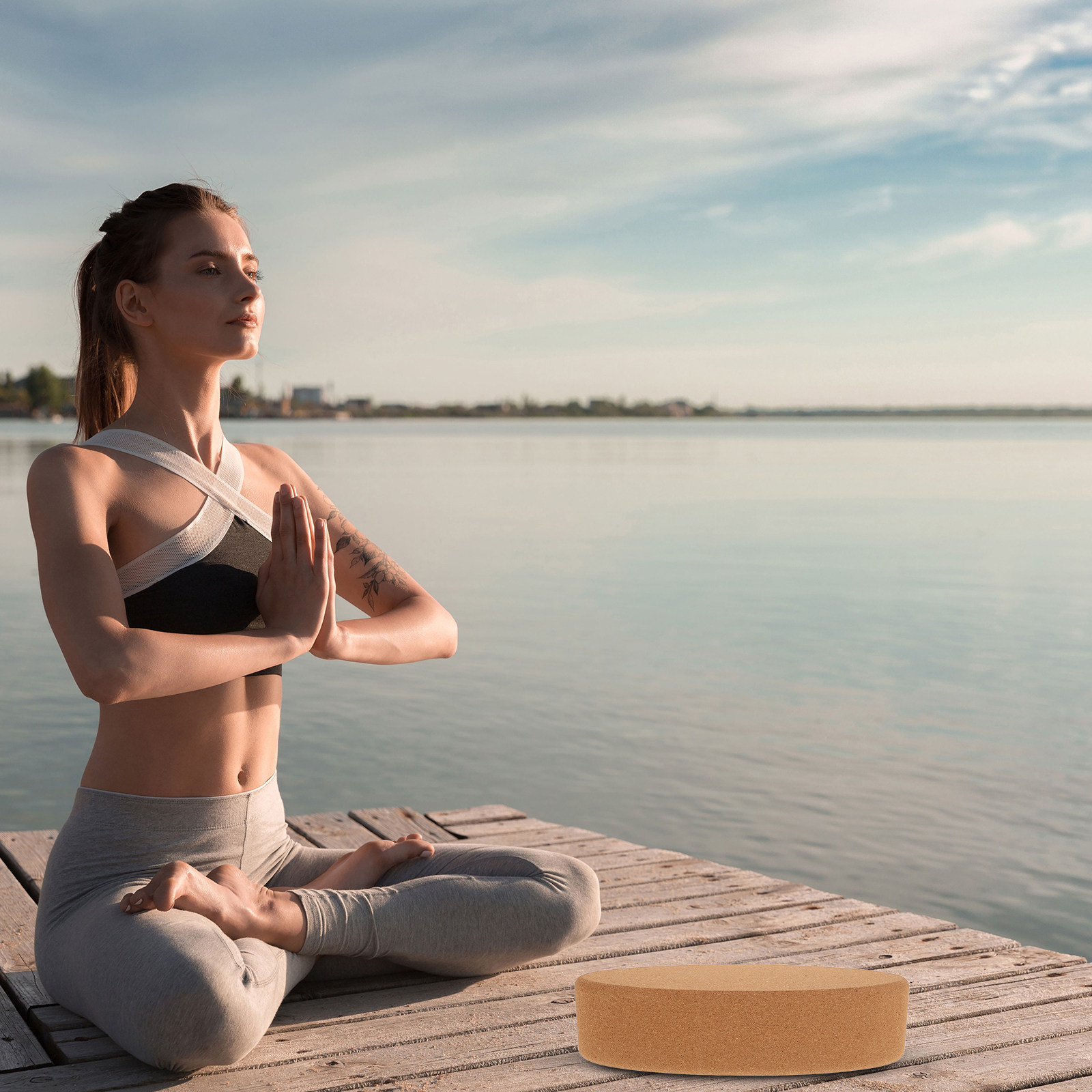 Oval Cork Yoga Block Premium D - огляд і ціна Yoga Block Cork