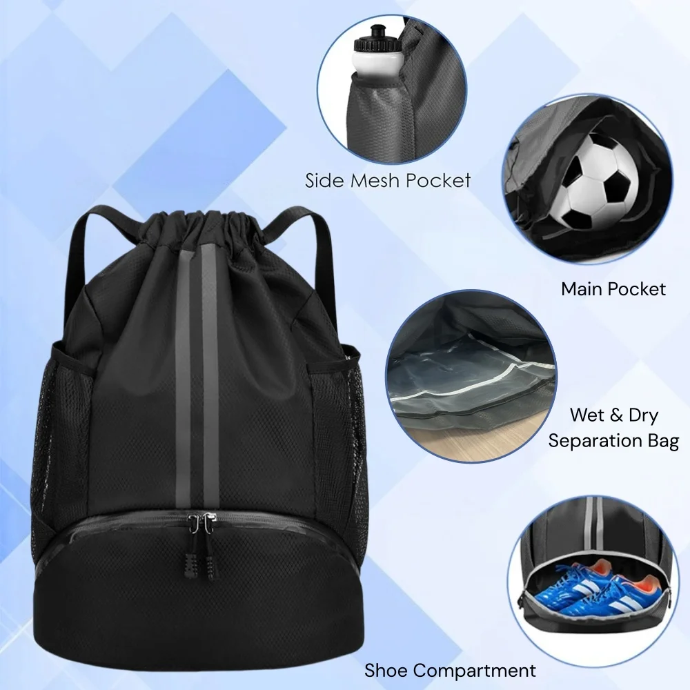 Drawstring Sports Backpack,Lig - огляд і ціна Pilates Yoga Bag