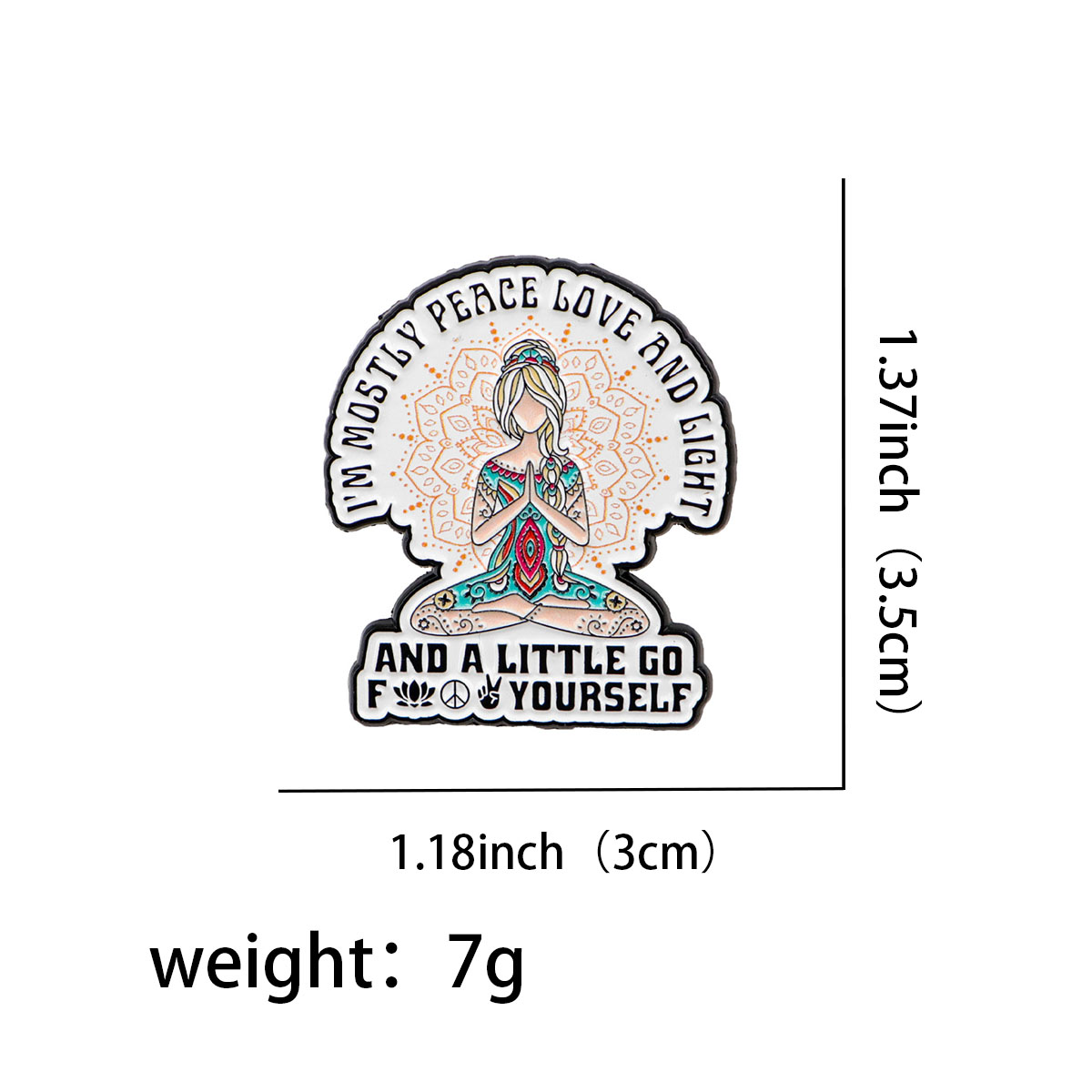 Funny Yoga Enamel Pins Humorou - огляд і ціна Pilates Yoga Bag
