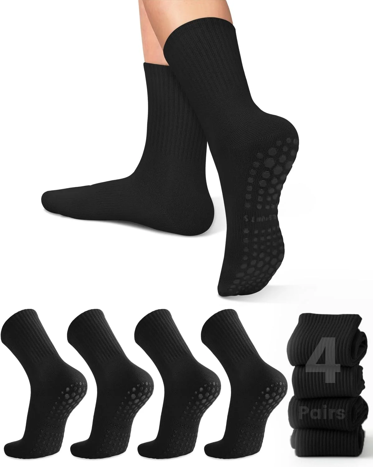 4 pairs of women's yoga socks, - огляд і ціна Pilates & Yoga Reversible Mockneck Sweatshirt