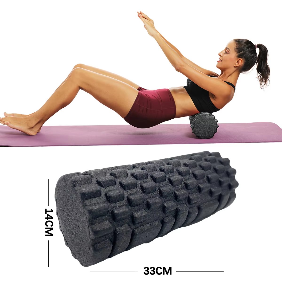 30/33cm Fitness Foam Roller Yo - огляд і ціна Pilates Yoga Home
