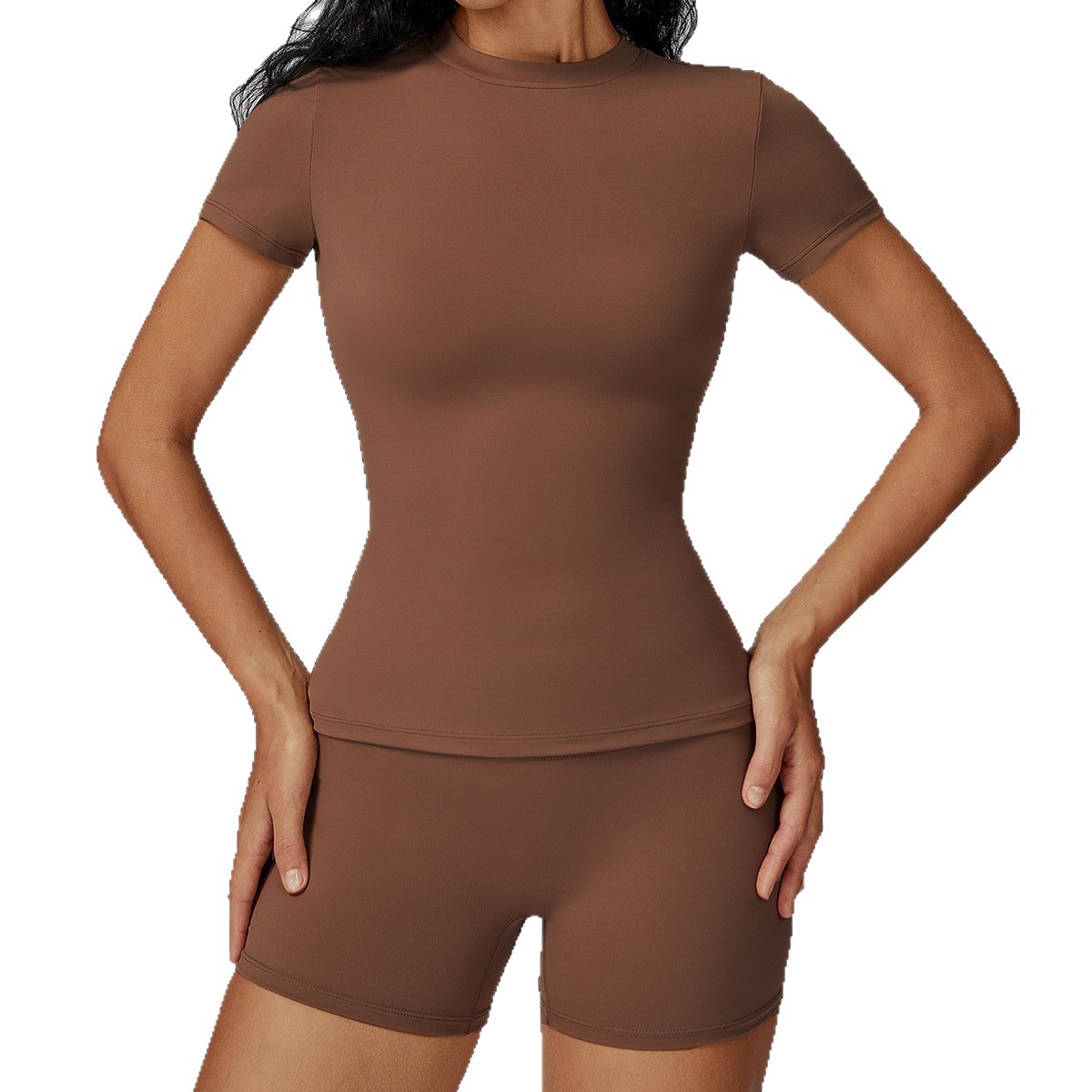 Sports suit for women 2025 new - огляд і ціна Pilates & Yoga Reversible Mockneck Sweatshirt