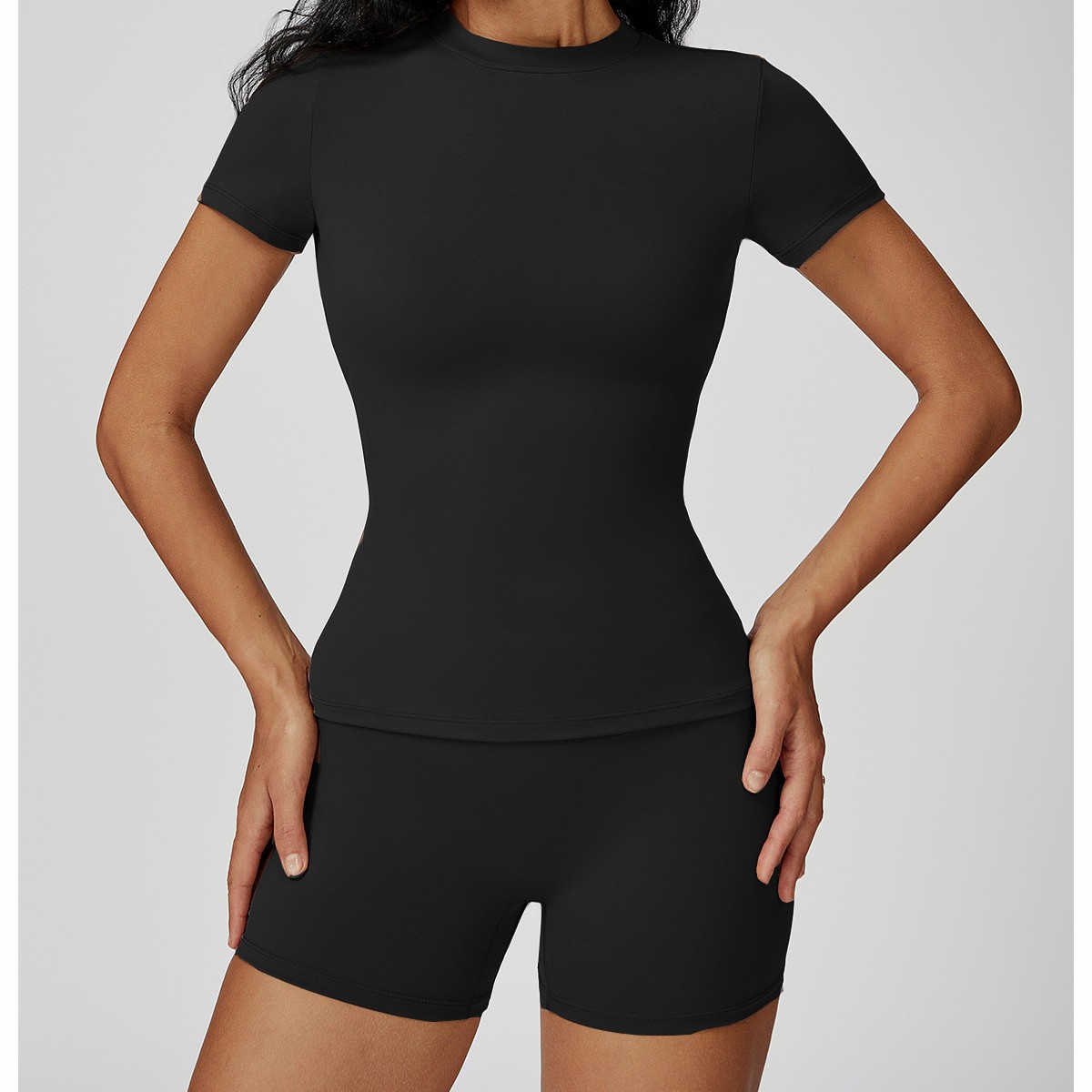 Sports suit for women 2025 new - огляд і ціна Pilates & Yoga Reversible Mockneck Sweatshirt