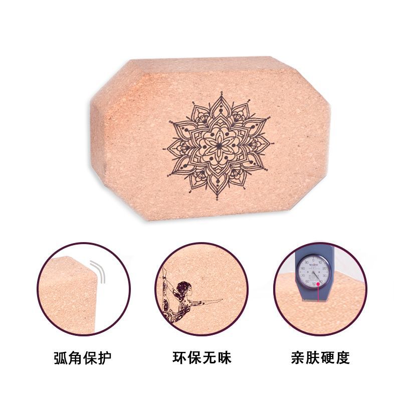 High-Density Octagonal Cork Yo - огляд і ціна Yoga Block Cork