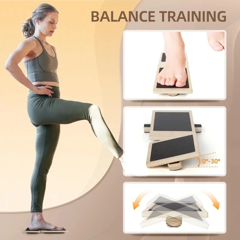 Wooden Single Foot Trainer Bal - огляд і ціна Pilates Yoga Shoes