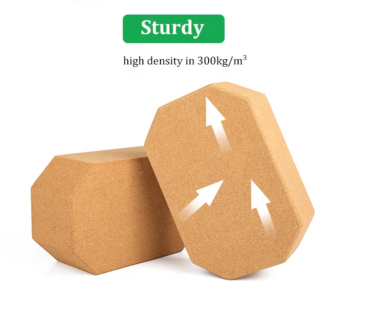 Eco-friendly High-Density Soli - огляд і ціна Yoga Block Cork