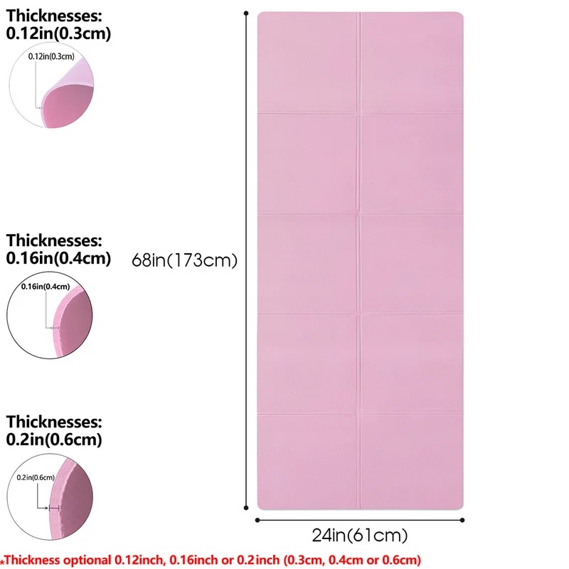 4mm Thick Non‑Slip Yoga Exerci - огляд і ціна Pilates Yoga Matte