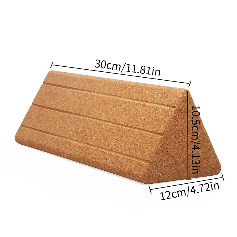 High-Density Triangle Cork Yog - огляд і ціна Yoga Block Cork