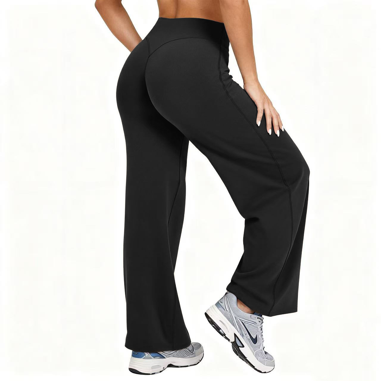 Women Plus Size Yoga Wide-leg  - огляд і ціна Pilates & Yoga Reversible Mockneck Sweatshirt