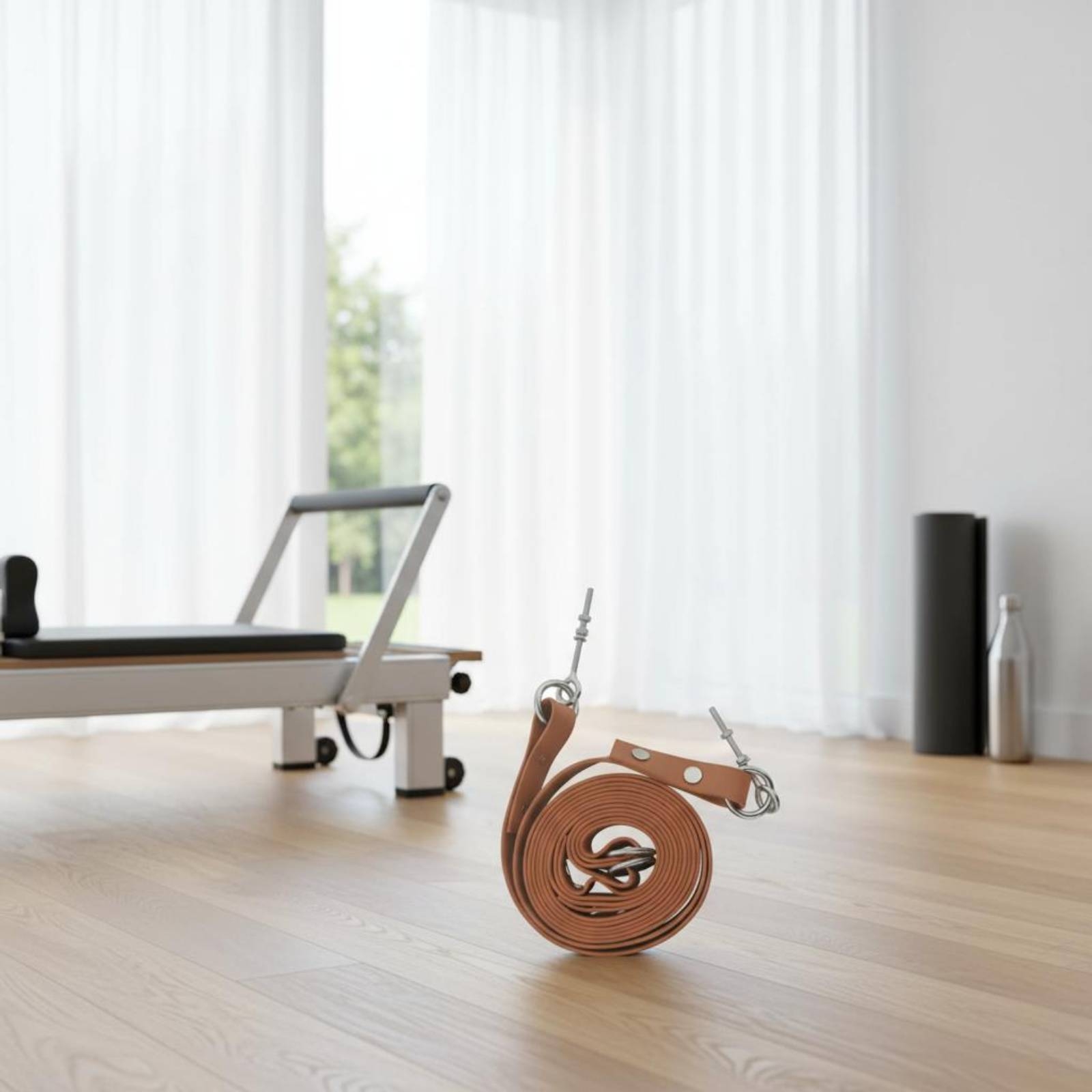 Reformer Double Loop Strap Com - огляд і ціна Pilates & Yoga Reversible Mockneck Sweatshirt
