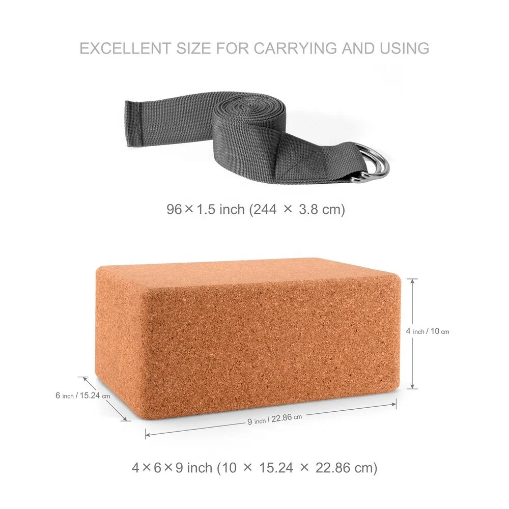 2026 Customized LOGO Customize - огляд і ціна Yoga Block Cork